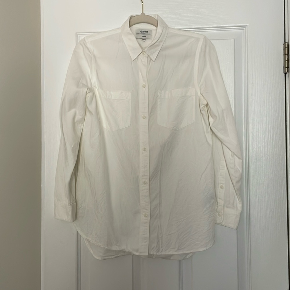 Madewell Classic White Button Down